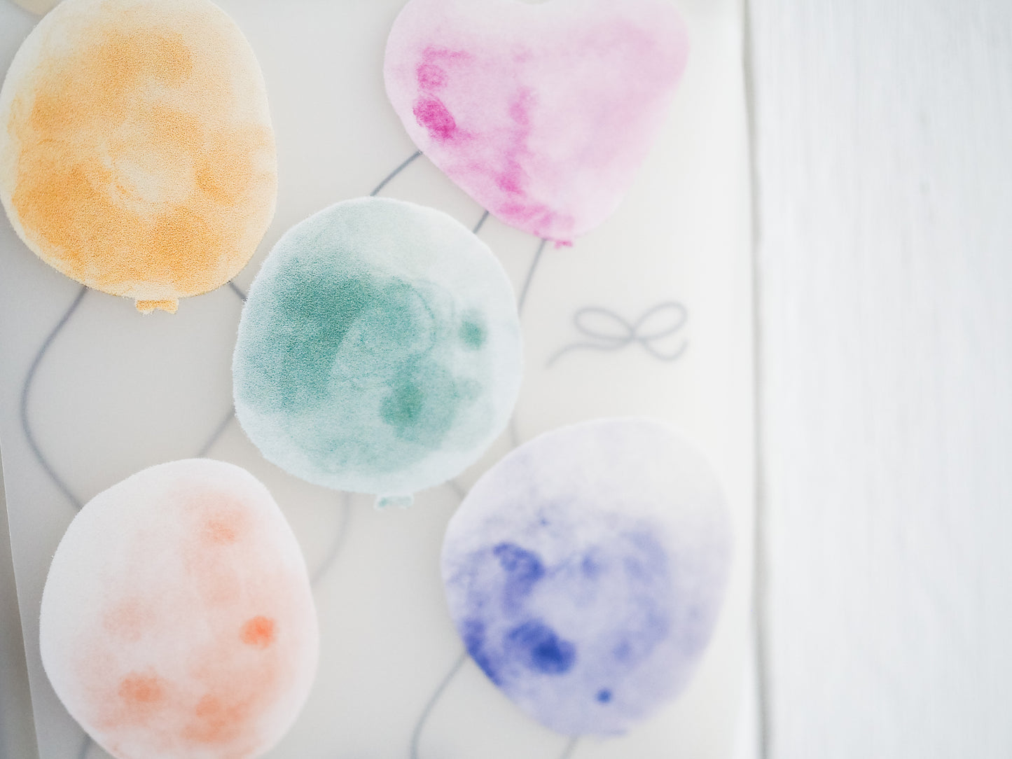 Bügelbild Luftballons