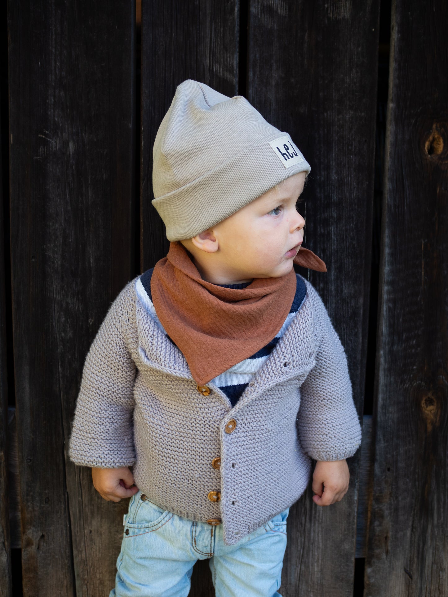 Beanie Mütze aus Bio-Stoff in vielen Farben