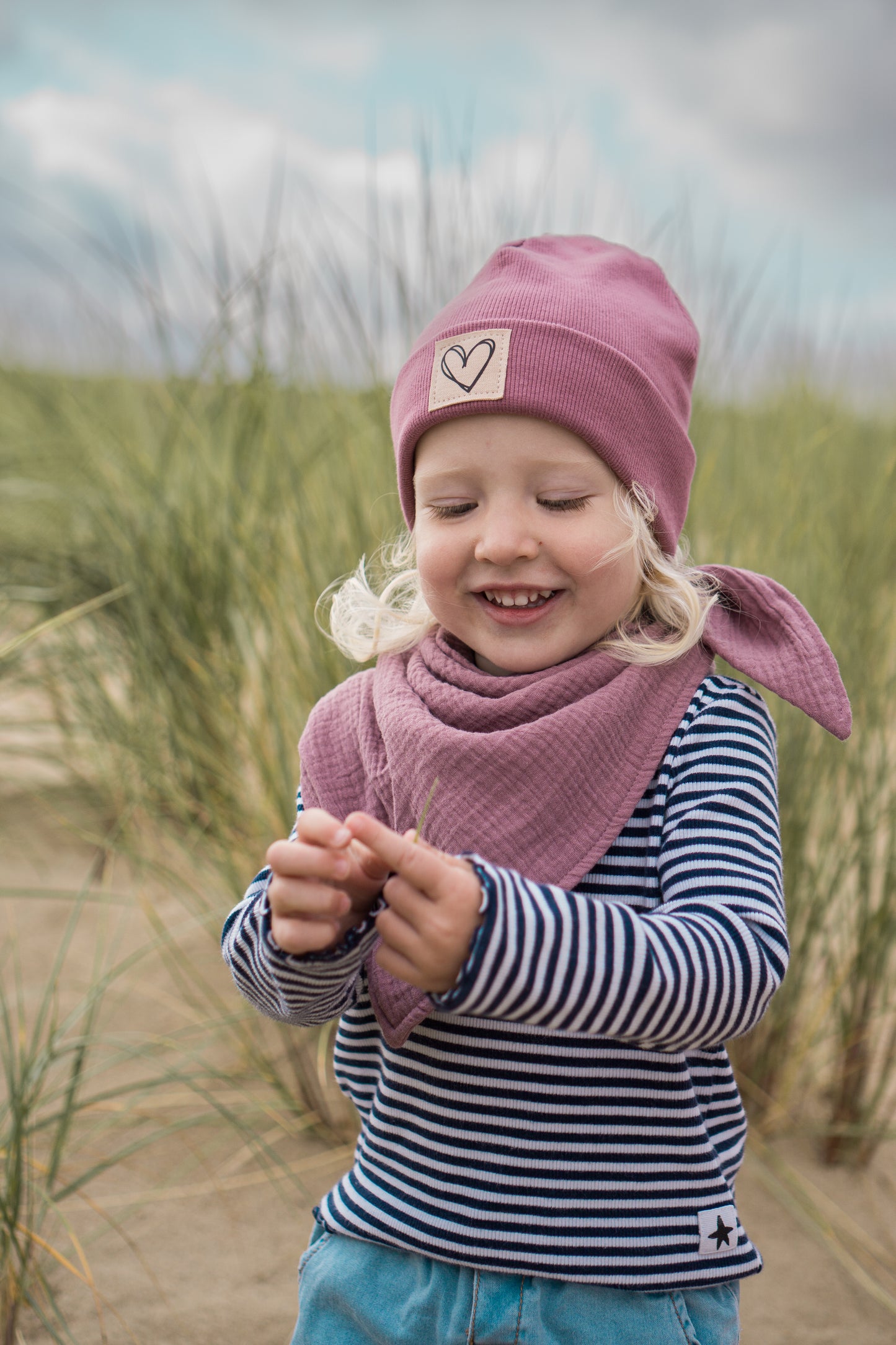 Beanie Mütze aus Bio-Stoff in vielen Farben