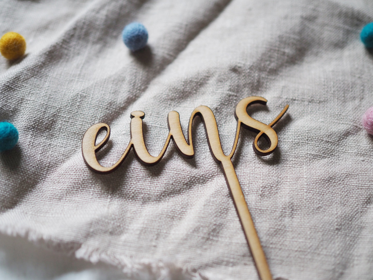 Caketopper "eins"