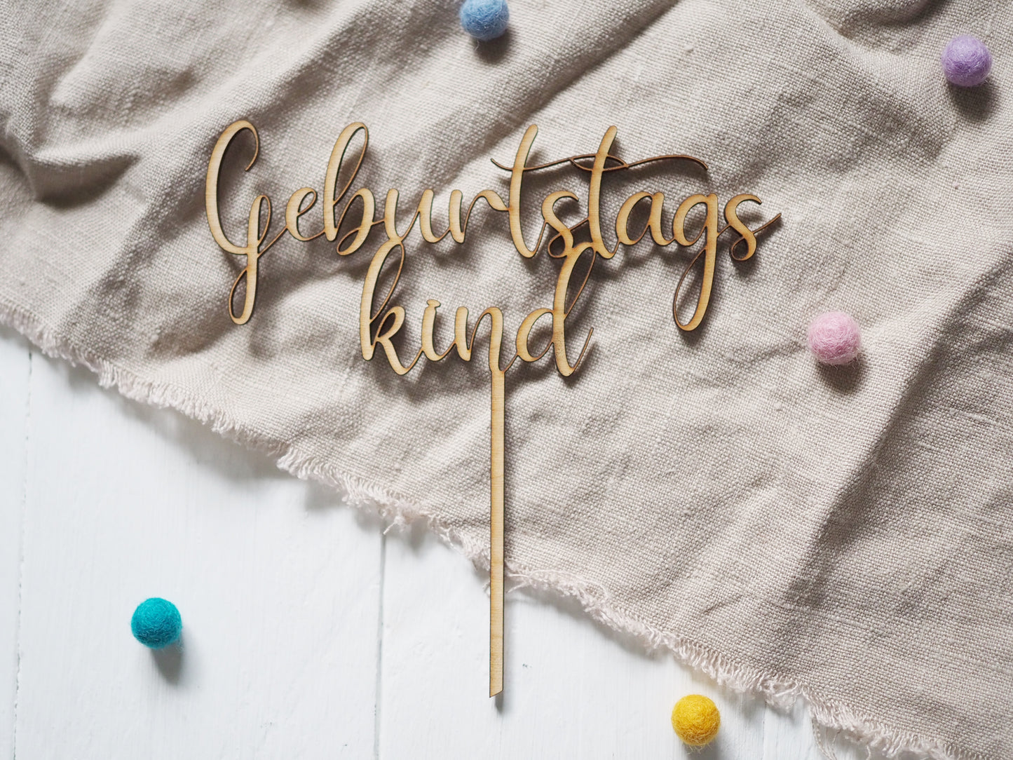 Caketopper "Geburtstagskind"
