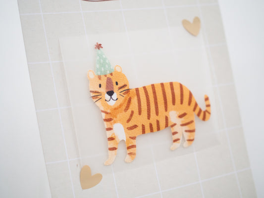 Bügelbild Tiger