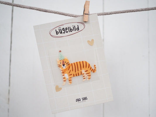 Bügelbild Tiger