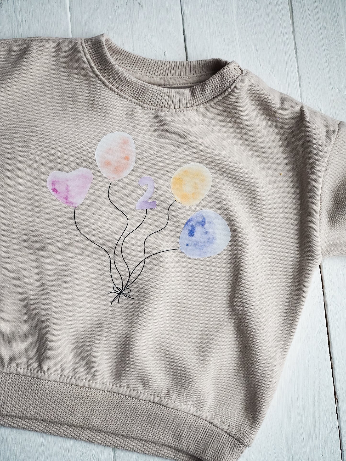 Bügelbild Luftballons